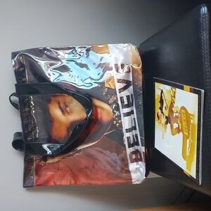 Justin Bieber 2013 Believe Tour Merchandise - Vinyl Tote Bag and Poster Book